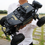 Off - road Climbing Car with 2.4ghz Remote Control and Double Motors - Black