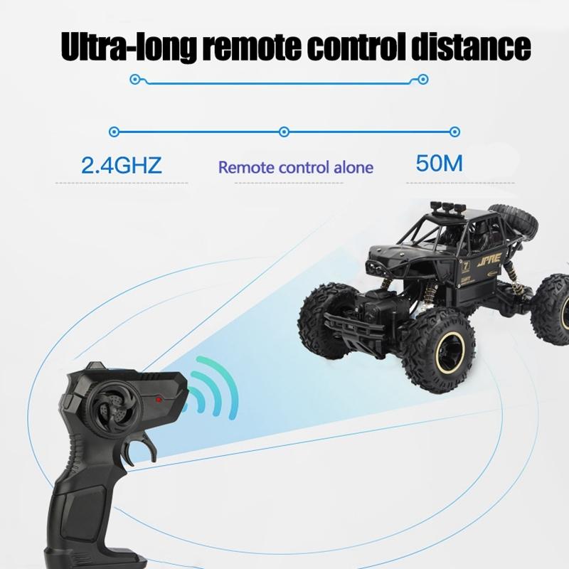Off - road Climbing Car with 2.4ghz Remote Control and Double Motors - Black