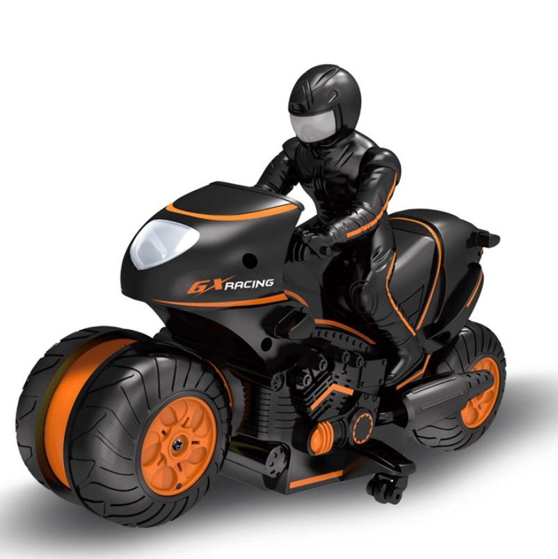 High - speed 2.4g Rc Motorcycle for Drifting and Off - road Riding - Black Orange