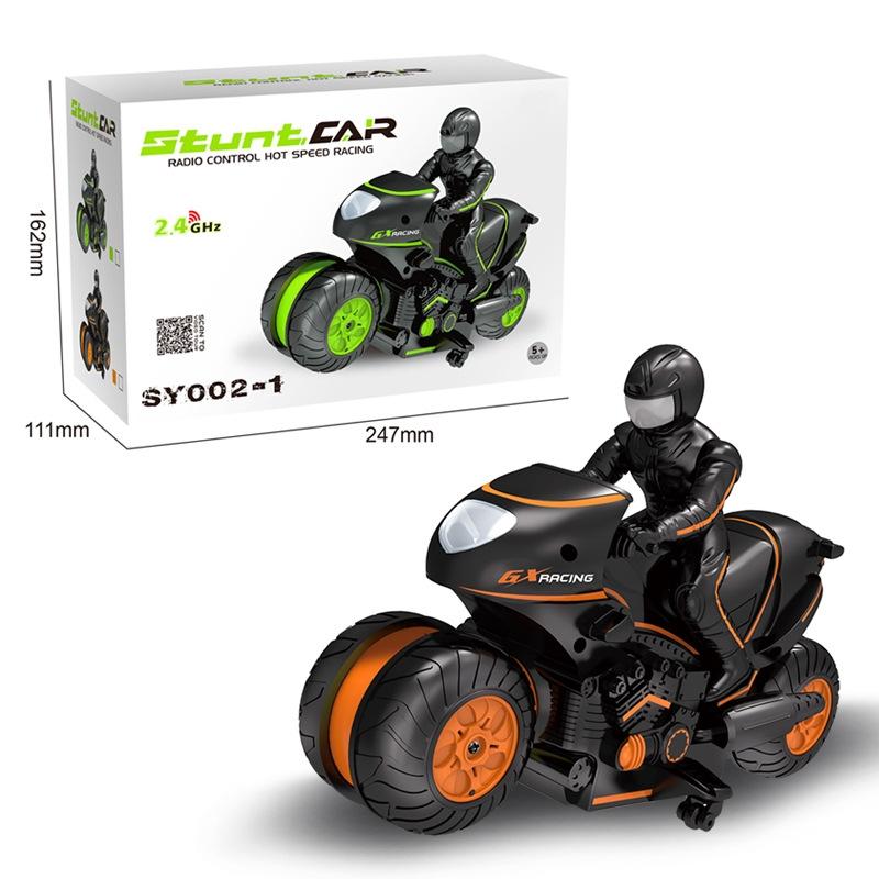 High - speed 2.4g Rc Motorcycle for Drifting and Off - road Riding - Black Orange