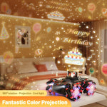 Stunt Remote Control Car with 2.4g Magic Projection - Colourful - Black Red