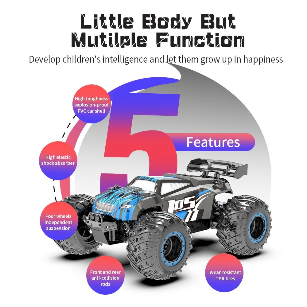 Off - road 2.4g Rc Electric Climbing Vehicle - Black Blue