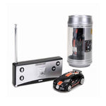 Mini Rc Car with Remote Control - Coke can Design - Black