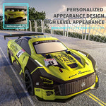 Remote Control 4wd Drift Car with Expulsion Light - Green