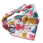 Cotton Cartoon Print Pet Saliva Towel - Size S 58X41X41Cm - Sjj24 Christmas Elk