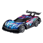 Remote Control Racing Car with Colourful Lights 4wd - Orange