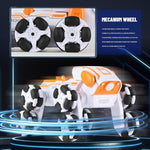 Intelligent 8 - wheel Stunt Vehicle with Remote Control - Green