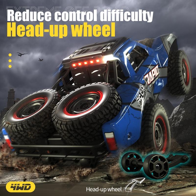 High - speed 4wd Pickup Rc Car with Full - scale High - brush Design - Red
