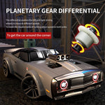 High Speed Electric Drift Rc Car - 4wd Muscle - Blue