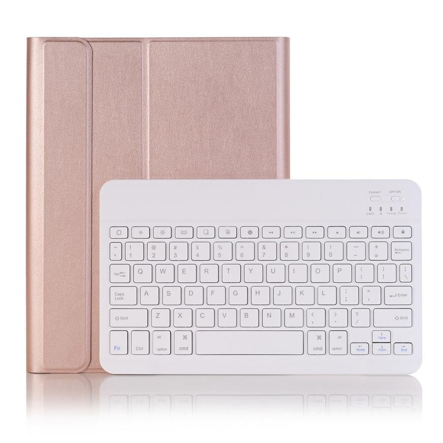 Bluetooth Keyboard Leather Tablet Case For Ipad Air 3 / Pro 10.5 / 10.2 - Detachable - Dark Blue