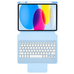 360 Rotation Bluetooth Keyboard Leather Case For Ipad 10.9 2022 - Pink