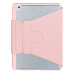 360 Rotation Bluetooth Keyboard Leather Case For Ipad 10.9 2022 With Backlight - Pink