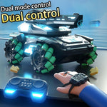 Stunt Water Bomb Battle Armor Rc Car - 2.4g Dual Control - Red - Dual Control