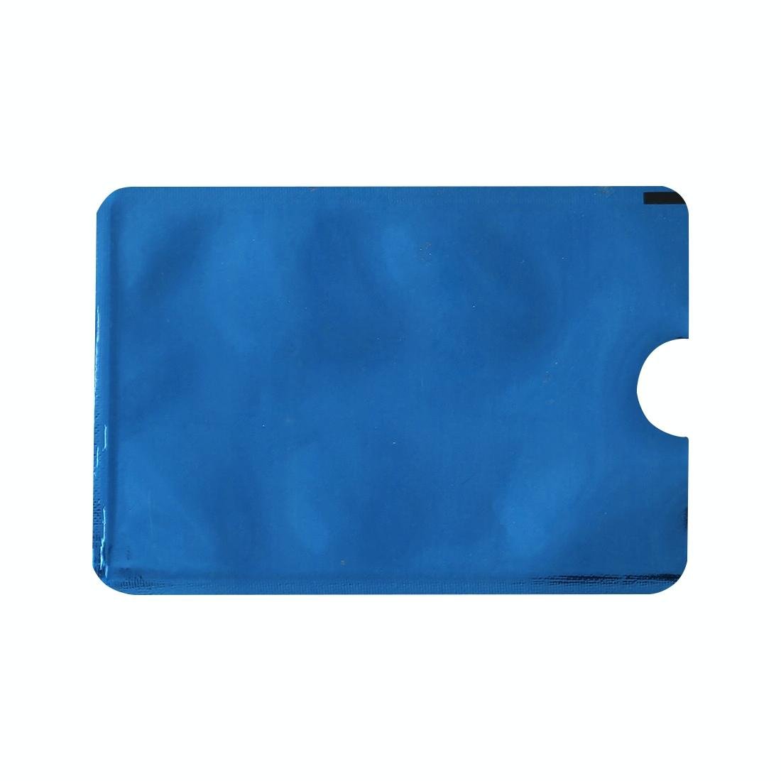 100 - piece Rfid Blocking Card Holder - 9x6.3cm Aluminum Foil - Black
