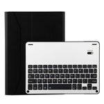 Bluetooth Keyboard & Leather Tablet Case For Ipad Air / Pro 9.7 - Detachable Water Repellent Magnetic 3 - Gear Angle - Black