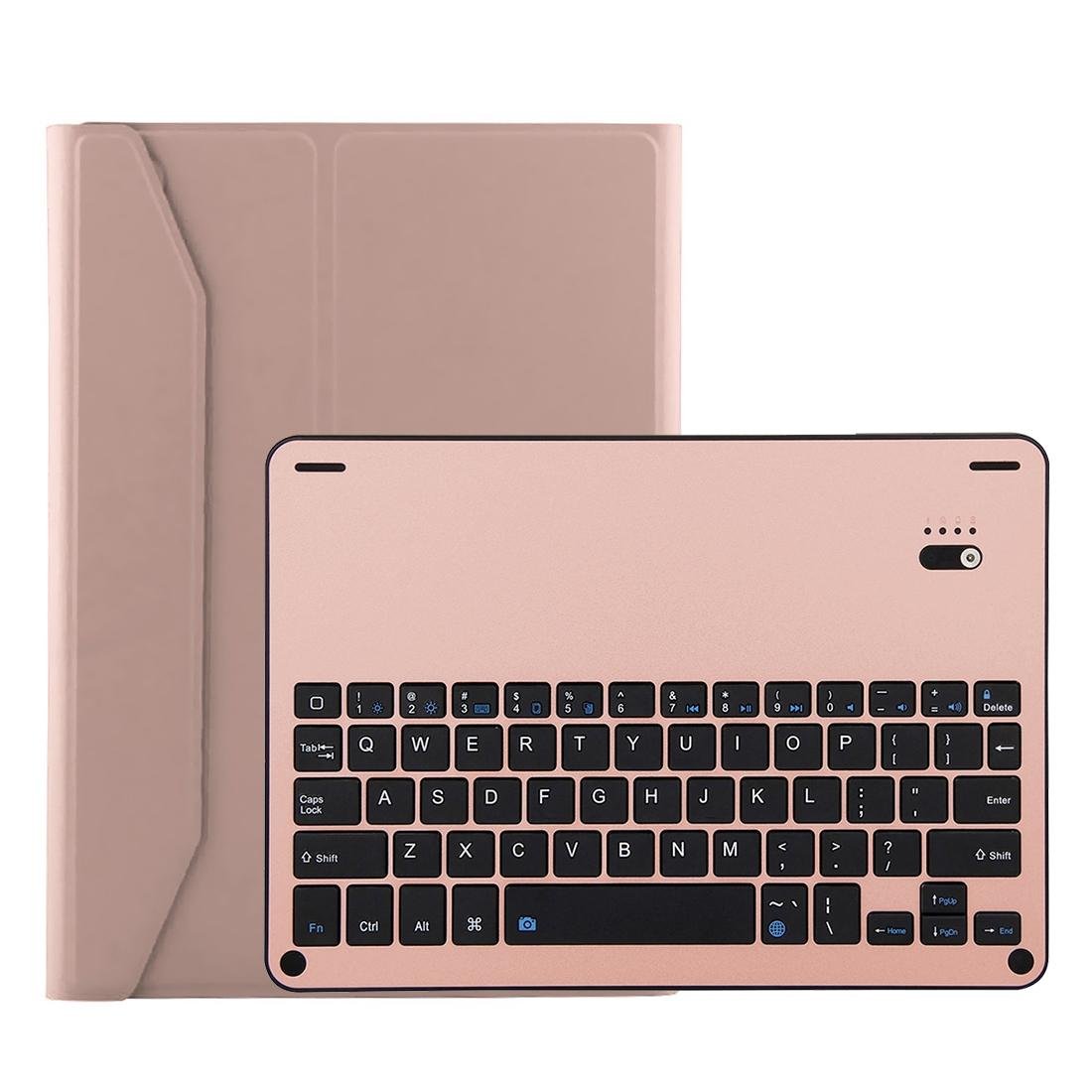 Bluetooth Keyboard & Leather Tablet Case For Ipad Air / Pro 9.7 - Detachable Water Repellent Magnetic 3 - Gear Angle - Black