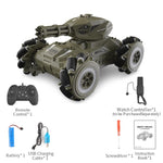 Drift Rc Car - Dual Control Universal Wheels - Green