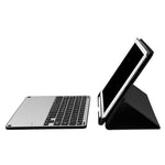 Bluetooth Keyboard & Tablet Case For Ipad Air / Pro 9.7 - Detachable Aluminum Alloy Imitation Cloth Sleep / Water Repellent - Black