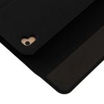 Bluetooth Keyboard & Tablet Case For Ipad Air / Pro 9.7 - Detachable Aluminum Alloy Imitation Cloth Sleep / Water Repellent - Black