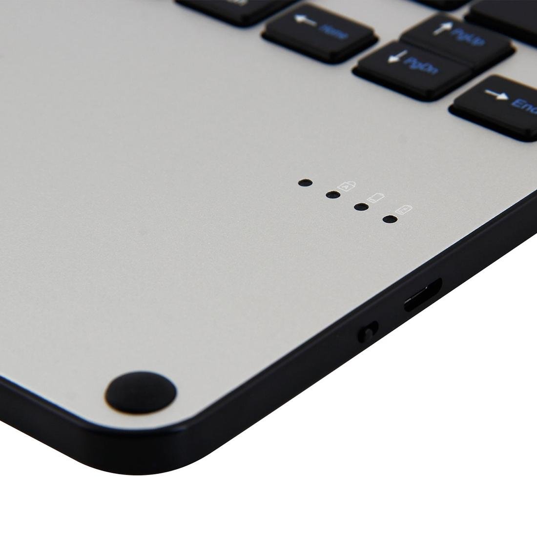 Bluetooth Keyboard & Tablet Case For Ipad Air / Pro 9.7 - Detachable Aluminum Alloy Imitation Cloth Sleep / Water Repellent - Black