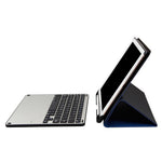 Bluetooth Keyboard & Tablet Case For Ipad Air / Pro 9.7 - Detachable Aluminum Alloy Imitation Cloth Sleep / Water Repellent - Black
