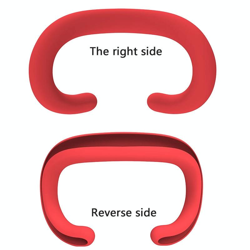Apple Vision Pro Eye Mask Case - Silicone Replaceable - Red