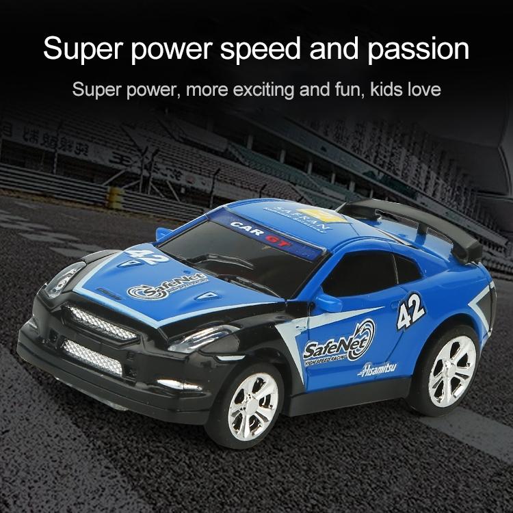 Mini Rc Car with Remote Control - Coke can Design - Green