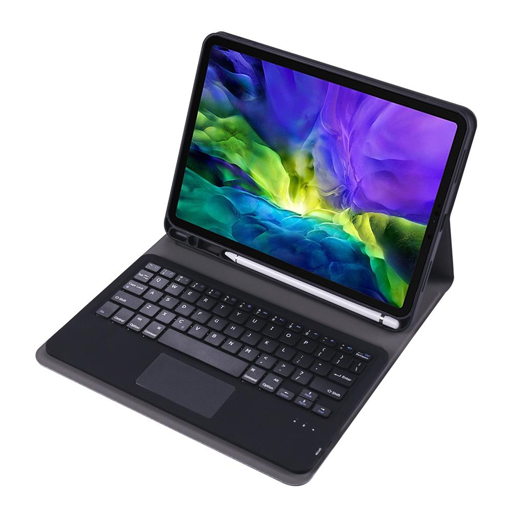 Detachable Bluetooth Keyboard Tablet Case For Ipad Pro 11 With Touchpad & Pen Slot - Dark Blue