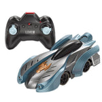 Electric Remote Control Wall Climbing Car for Kids - Mini Toy - Blue Lightning Handle Rc Edition