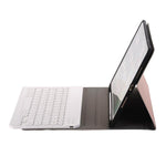 Bluetooth Keyboard Leather Tablet Case For Ipad Air 3 / Pro 10.5 / 10.2 - Detachable - Gold