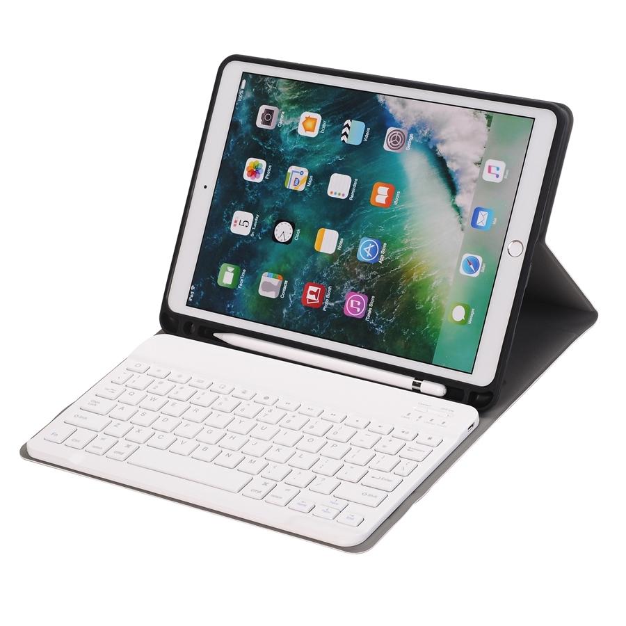 Bluetooth Keyboard Leather Tablet Case For Ipad Air 3 / Pro 10.5 / 10.2 - Detachable - Gold