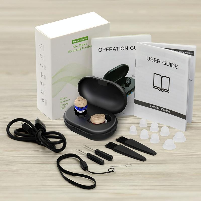 Portable Voice Amplifier For Seniors Black - White