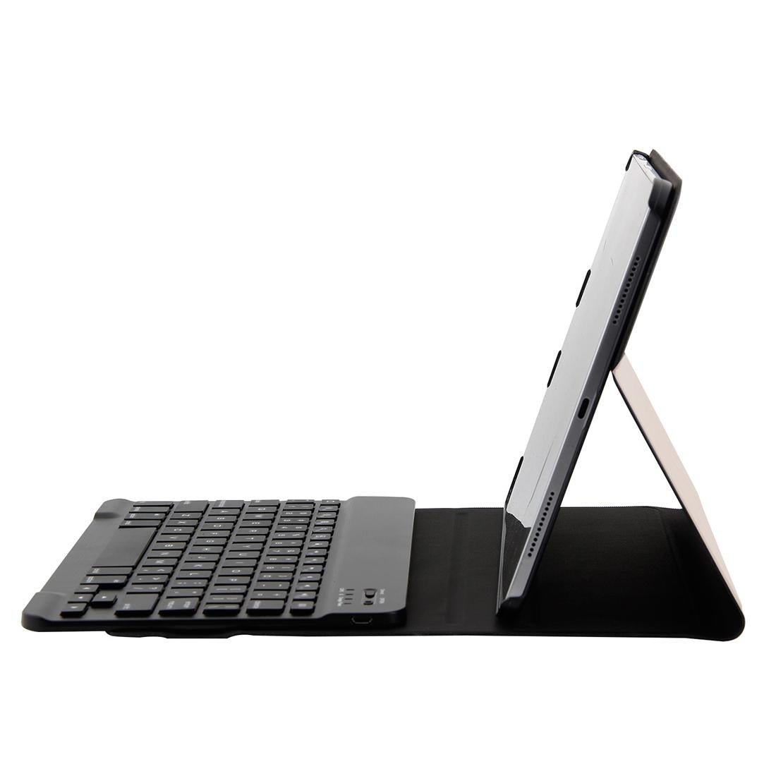 Bluetooth Keyboard & Leather Tablet Case For Ipad Pro 11 - Detachable Three - Gear Magnetic Sleep Function - Pink