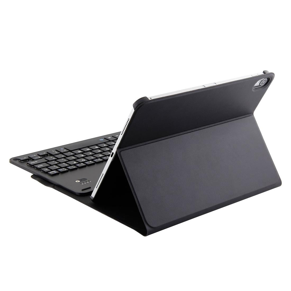 Bluetooth Keyboard & Leather Tablet Case For Ipad Pro 11 2018 - Detachable Aluminum Three - Gear Magnetic Sleep Function - Pink