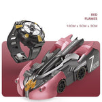 Electric Remote Control Wall Climbing Car for Kids - Mini Toy - Blue Lightning Watch Rc Edition