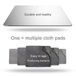 Double Sided Non Slip Aluminum Mouse Pad M Size - Grey
