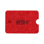 100 - pack Aluminum Foil Rfid Blocking Credit Card Case - Gold