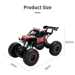 Alloy Climbing Car - 1 14 4wd Remote Control - Blue