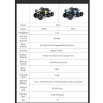 6 - drive 2.4g Rc Off - road Car - Remote Control Vehicle - Blue