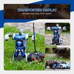 Remote Control Deformed Car - 4 Channels Blue