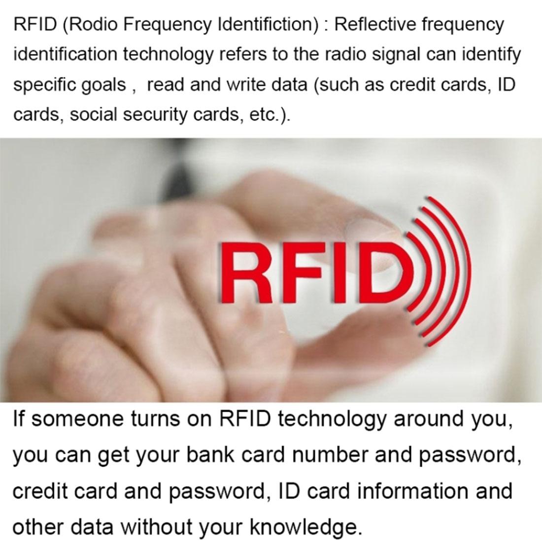 100 - piece Rfid Blocking Card Holder - 9x6.3cm Aluminum Foil - Blue