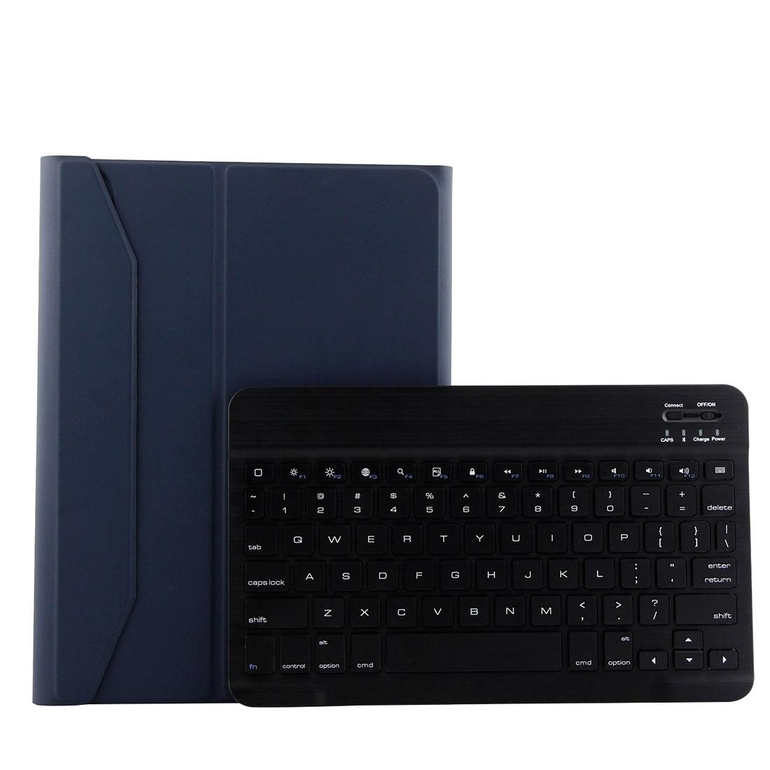 Bluetooth Keyboard & Leather Tablet Case For Ipad Pro 11 - Detachable Three - Gear Magnetic Sleep Function - Blue