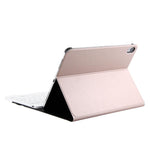 Bluetooth Keyboard & Leather Tablet Case For Ipad Pro 11 - Detachable Three - Gear Magnetic Sleep Function - Blue