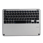 Bluetooth Keyboard & Tablet Case For Ipad Air / Pro 9.7 - Detachable Aluminum Alloy Imitation Cloth Sleep / Water Repellent - Blue