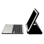 Bluetooth Keyboard & Tablet Case For Ipad Air / Pro 9.7 - Detachable Aluminum Alloy Imitation Cloth Sleep / Water Repellent - Blue