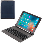 Detachable Bluetooth Keyboard & Leather Tablet Case For Ipad Air / Pro 9.7 - Blue