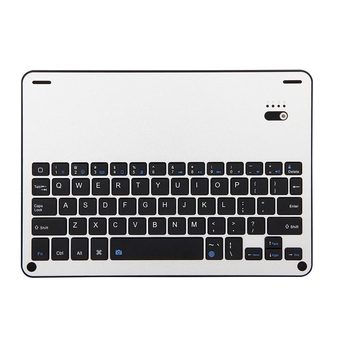Bluetooth Keyboard & Leather Tablet Case For Ipad Air / Pro 9.7 - Detachable Water Repellent Magnetic 3 - Gear Angle - Red