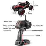 1 16 Wireless r / c Drift Car - 2.4g Remote Control Off - road 4wd Red