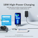 7 - Port Usb 3.2 Gen2 10Gbps Hub With 1M Cable
