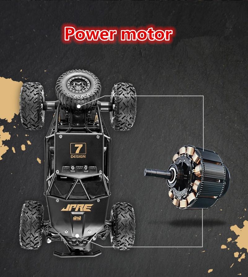 Bigfoot Rc Off - road Vehicle for Kids - 1:16 Scale - Silver